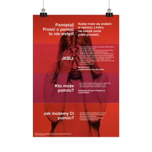 Plakat profilaktyczny: Współuzależnienie. Jak możemy ci pomóc?