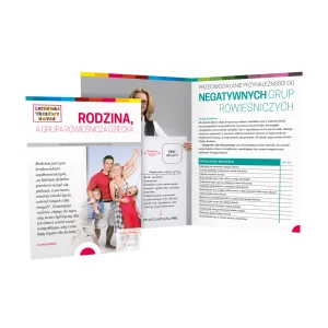 Ulotka profilaktyczna: Rodzina, a grupa rówieśnicza