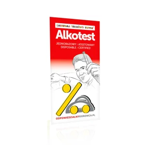 Alkotest jednorazowy dla kierowcy