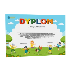 Dyplom z okazji Dnia Dziecka (IV-VIII)