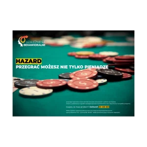 Plakat profilaktyczny: Hazard