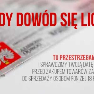 Naklejka: Każdy dowód się liczy
