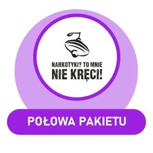 Materiały profilaktyczne: Narkotyki? To mnie nie kręci! 2024/25 - połowa pakietu