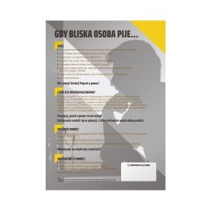Plakat profilaktyczny: Współuzależnienie