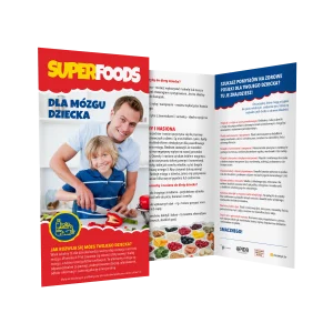 Ulotka profilaktyczna: Superfoods dla mózgu dziecka