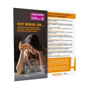 Ulotka profilaktyczna: Czy wiesz, że...? Alkohol niszczy życiową równowagę
