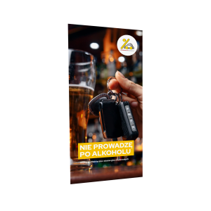 Ulotka profilaktyczna: Nie prowadzę po alkoholu!