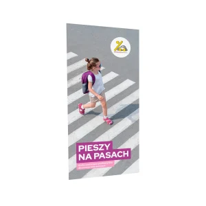 Ulotka profilaktyczna: Pieszy na pasach