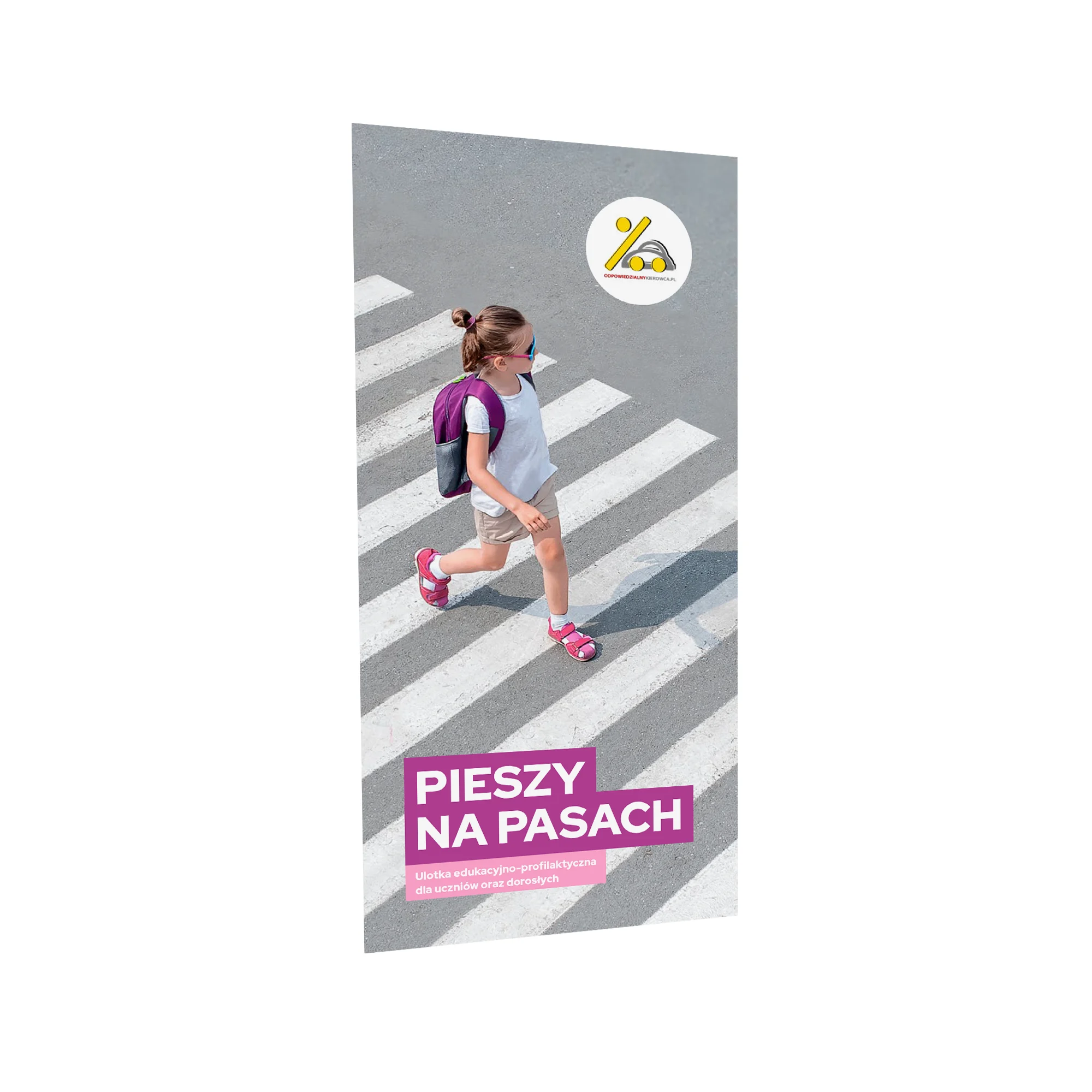 Ulotka profilaktyczna: Pieszy na pasach