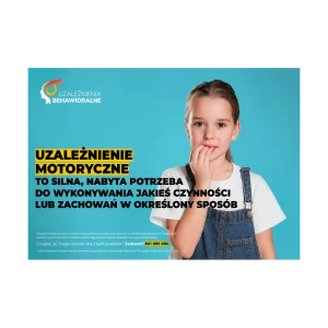 Plakat profilaktyczny: Uzależnienia motoryczne