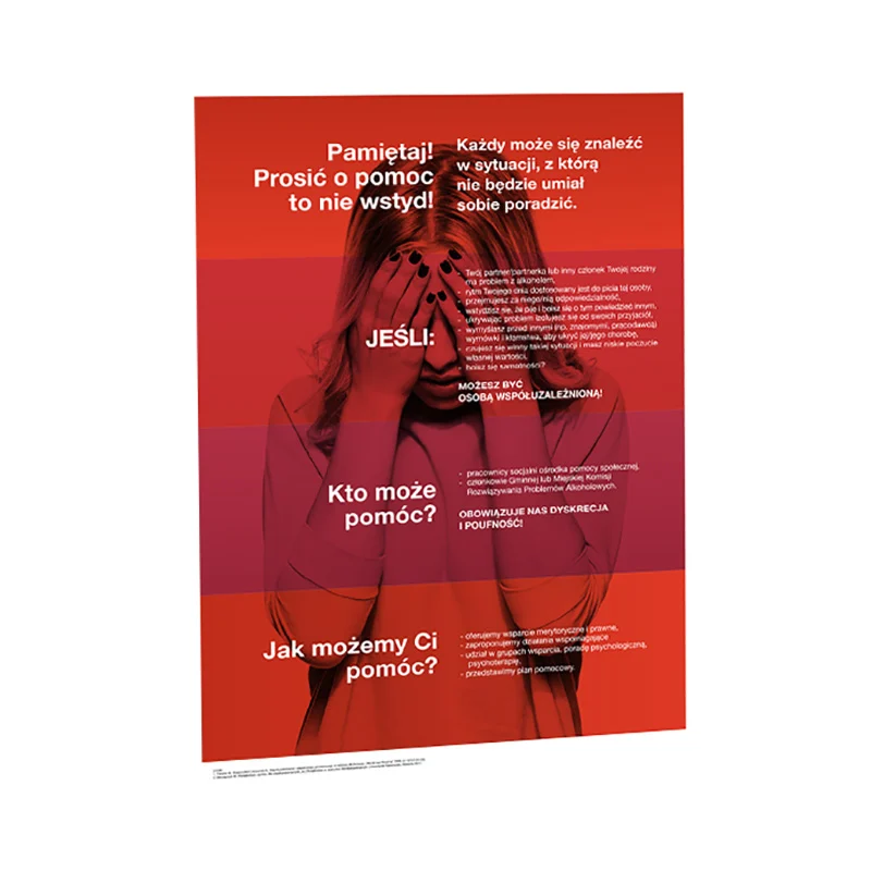 Plakat profilaktyczny: Współuzależnienie